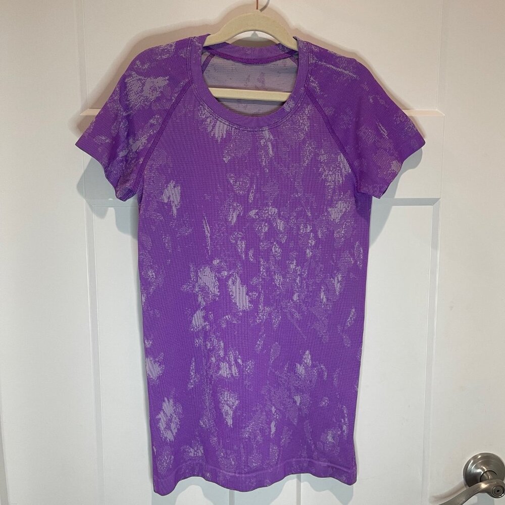Lululemon Swiftly Tech Short Sleeve Shadow Bloom … - image 1